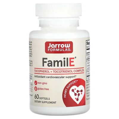 Вітамін Е Jarrow Formulas Famil-E, 60 капсул