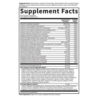 Мультивітаміни для вагітних Garden of Life Vitamin Code RAW Prenatal, 30 вегетаріанських капсул