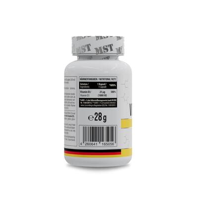 Витамин Д3 MST Nutrition Vitamin D3 1000 МЕ, 120 капсул