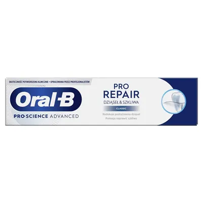 Зубна паста Oral-B Pro-Science Advanced Відновлення ясен та емалі Класична, 75 мл