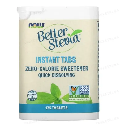 Стевія NOW Better Stevia швидкорозчинні таблетки №175