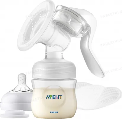 Молоковідсмоктувач Philips Avent SCF430/10 ручний з пляшечкою