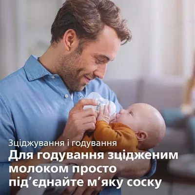 Молоковідсмоктувач Philips Avent SCF430/10 ручний з пляшечкою