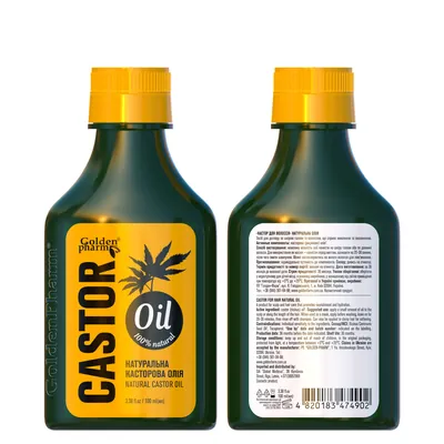 Олія для волосся Golden Pharm Castor натуральна, 100 мл