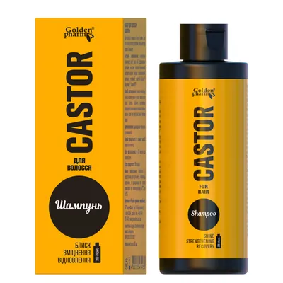 Шампунь для волосся Golden Pharm Castor, 200 мл