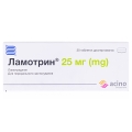 Ламотрин таблетки, дисперг. по 25 мг №30 (10х3)