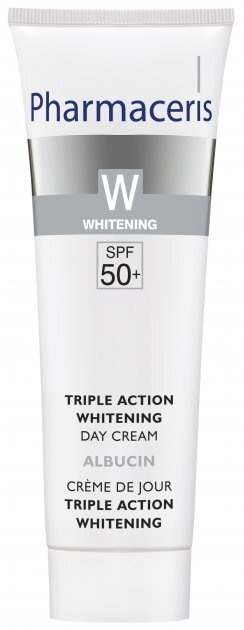 Крем для обличчя Pharmaceris W Albucin SPF50+ денний відбілюючий потрійної дії, 30 мл