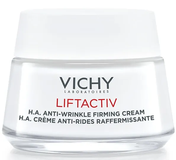 Крем для обличчя Vichy Liftactiv H.A. Hyaluronic Specialist розгладжує з гіалуроновою кислотою для корекції зморшок для нормальної шкіри, 50 мл