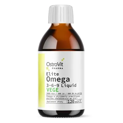 Омега 3-6-9 Еліт OstroVit Pharma Elite Omega 3-6-9 Liquid Vege, 120 мл