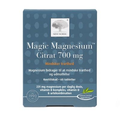 Магния цитрат New Nordic Magic Magnesium Citrat таблетки по 700 мг №60