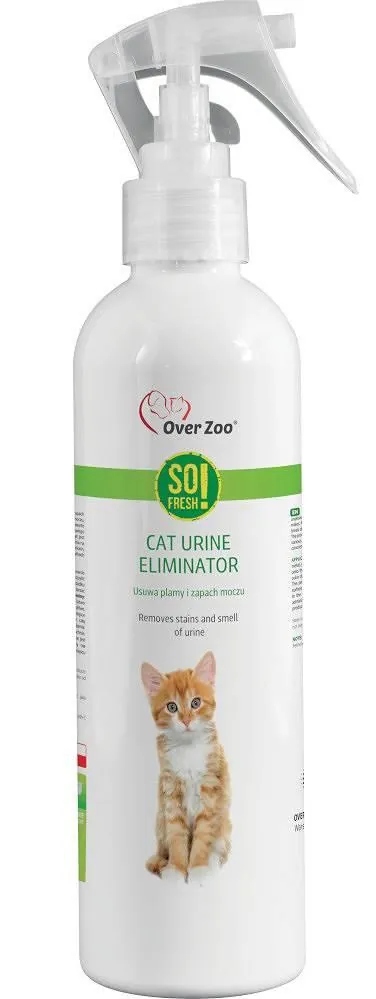 Спрей Over Zoo So fresh! для видалення плям і запаху сечі котів, 250 мл