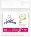 Ватні палички Lady Cotton в пакеті, 100 шт