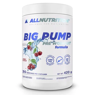Передтренувальний комплекс Allnutrition Big Pump вишня, 420 г