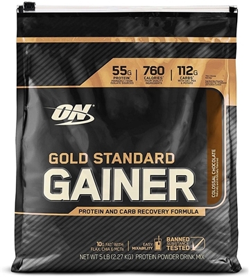 Гейнер Optimum Nutrition Gold Standard Gainer, шоколад, 2,3 кг