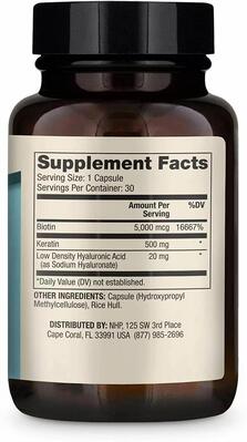 Вітаміни для волосся шкіри та нігтів Dr. Mercola Hair, Skin & Nails, 30 капсул