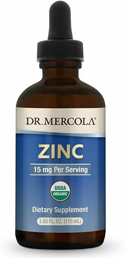 Цинк Dr. Mercola Zinc 15 мг капли, 115 мл