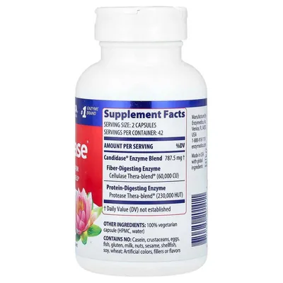 Кандідаза Enzymedica Candidase, 84 капсули