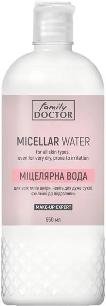 Міцелярна вода Family Doctor для всіх типів шкіри, навіть для дуже сухої, схильної до подразнень, 500 мл