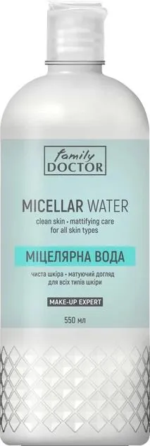 Міцелярна вода Family Doctor для жирної, чутливої шкіри, схильної до подразнень, 500 мл