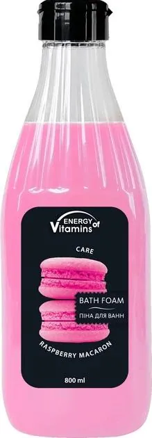 Піна для ванн Energy of Vitamins Raspberry macaron, 800 мл