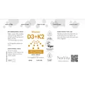 Вітамін Д3 + К2 NorVita Vitamin D3+K2 спрей, 30 мл