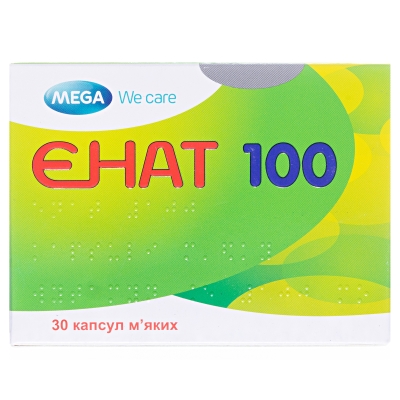 Энат 100 капсулы мягк. по 100 МЕ №30 (10х3)
