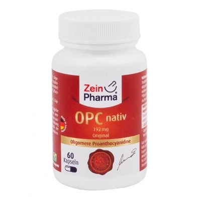 Экстракт виноградных косточек (OPC Nativ) ZeinPharma капсулы по 192 мг №60