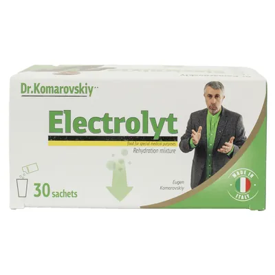 Електроліт Dr.Komarovskiy порошок для приготування орального розчину №30 в саше