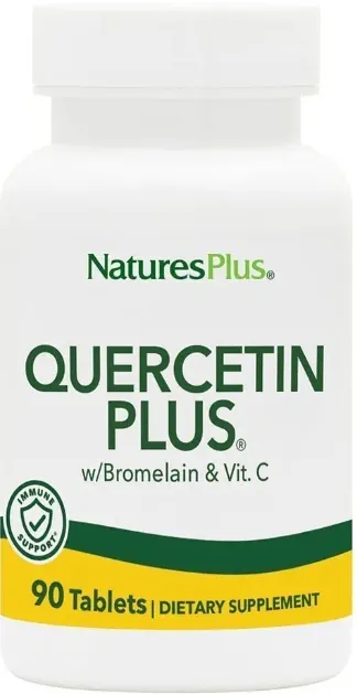 Кверцетин Nature's Plus Quercetin Plus, 90 таблеток