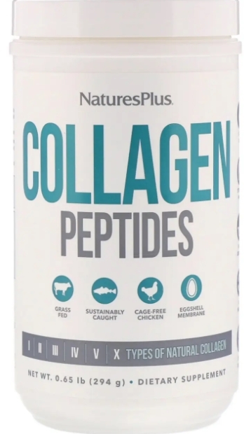 Коллагеновые пептиды Nature's Plus Collagen Peptides без вкуса, 294 г