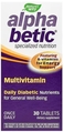 Мультивитамины для диабетиков Nature's Way Alpha Betic Multivitamin, 30 таблеток