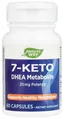7-Кето ДГЕА метаболіт Nature's Way 7-KETO, DHEA Metabolite 25 мг, 60 веганських капсул