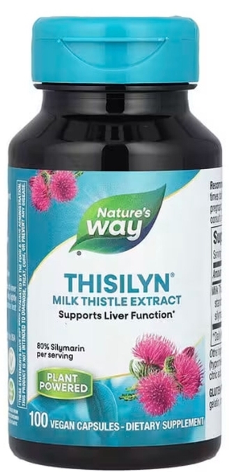 Расторопша экстракт Nature's Way Thisilyn Milk Thistle, 100 вегетарианских капсул