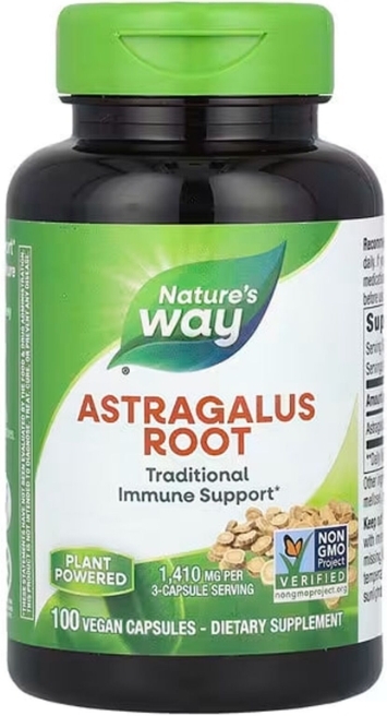 Астрагал Nature's Way Astragalus 1410 мг, 100 веганских капсул
