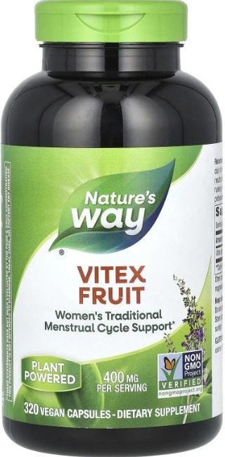 Авраамово дерево Nature's Way Vitex (Fruit) 400 мг, 320 капсул