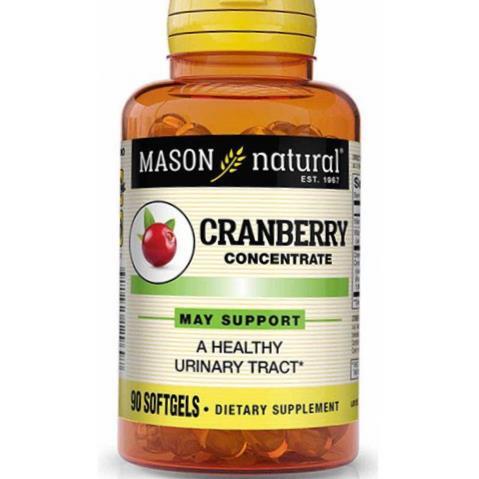 Клюква Mason Natural Cranberry Concentrate, 90 гелевых капсул