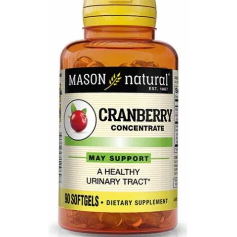 Журавлина Mason Natural Cranberry Concentrate, 90 гелевих капсул