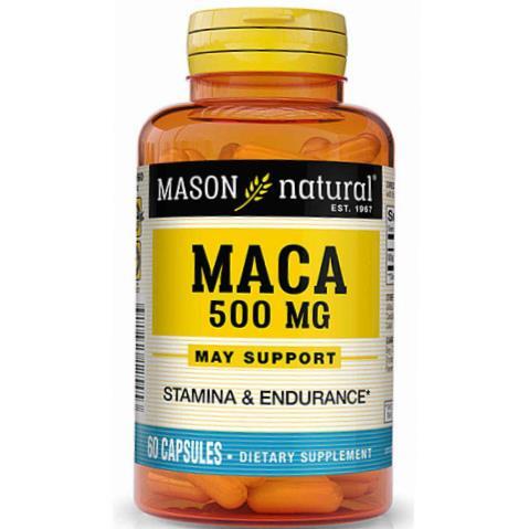 Мака Mason Natural Maca 500, 60 капсул