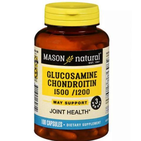 Глюкозамин с хондроитином Mason Natural Glucosamine Chondroitin, 100 капсул