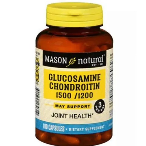 Глюкозамін з хондроїтином Mason Natural Glucosamine Chondroitin, 100 капсул