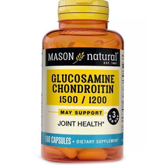 Глюкозамин с хондроитином Mason Natural Glucosamine Chondroitin, 180 капсул
