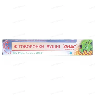 Фітоворонки вушні Діас Maxi з прополісом, для дорослих №2