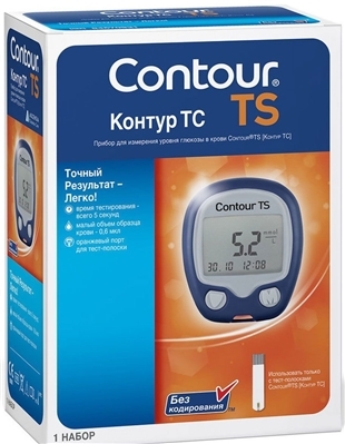 Глюкометр Bayer Contour TS