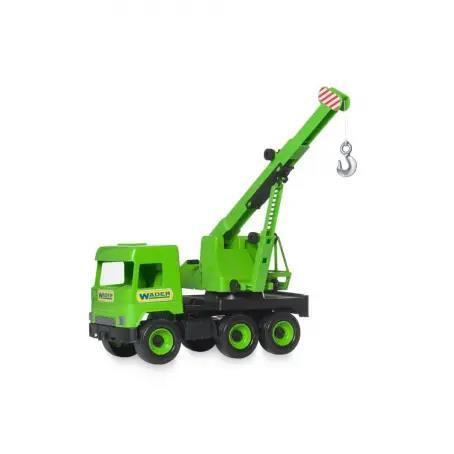 Игрушка для детей Wader Кран Middle truck зеленый в коробке