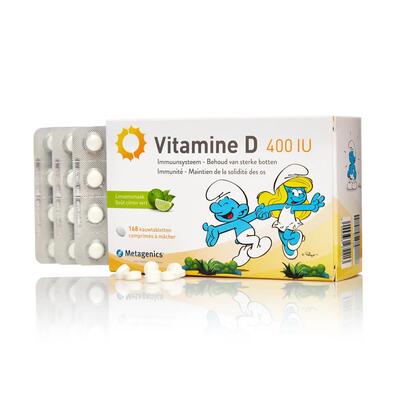 Витамин Д Metagenics Vitamine D 400 МЕ таблетки со вкусом лайма №168