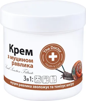 Крем для обличчя і тіла The Doctor з Муцином равлика, 250 мл