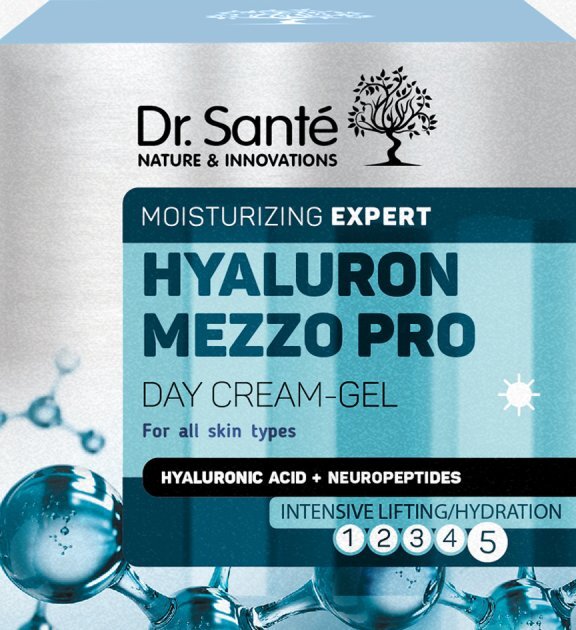 Крем-гель для лица Dr.Sante Hyaluron Mezzo Pro дневной, 50 мл