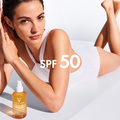 Спрей Vichy Capital Soleil, солнцезащитный водный, двухфазный, для лица и тела, с бета-каротином, для усиления загара, SPF 50, 200 мл