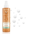 Спрей Vichy Capital Soleil, сонцезахисний водостійкий, з гіалуроновою кислотою, захист від солі і хлору, SPF 50+, 200 мл