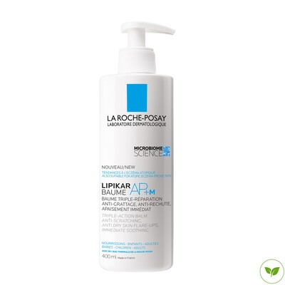 Бальзам для лица и тела La Roche-Posay Lipikar AP+M липидовосстанавливающий для очень сухой и склонной к атопии кожи, 400 мл